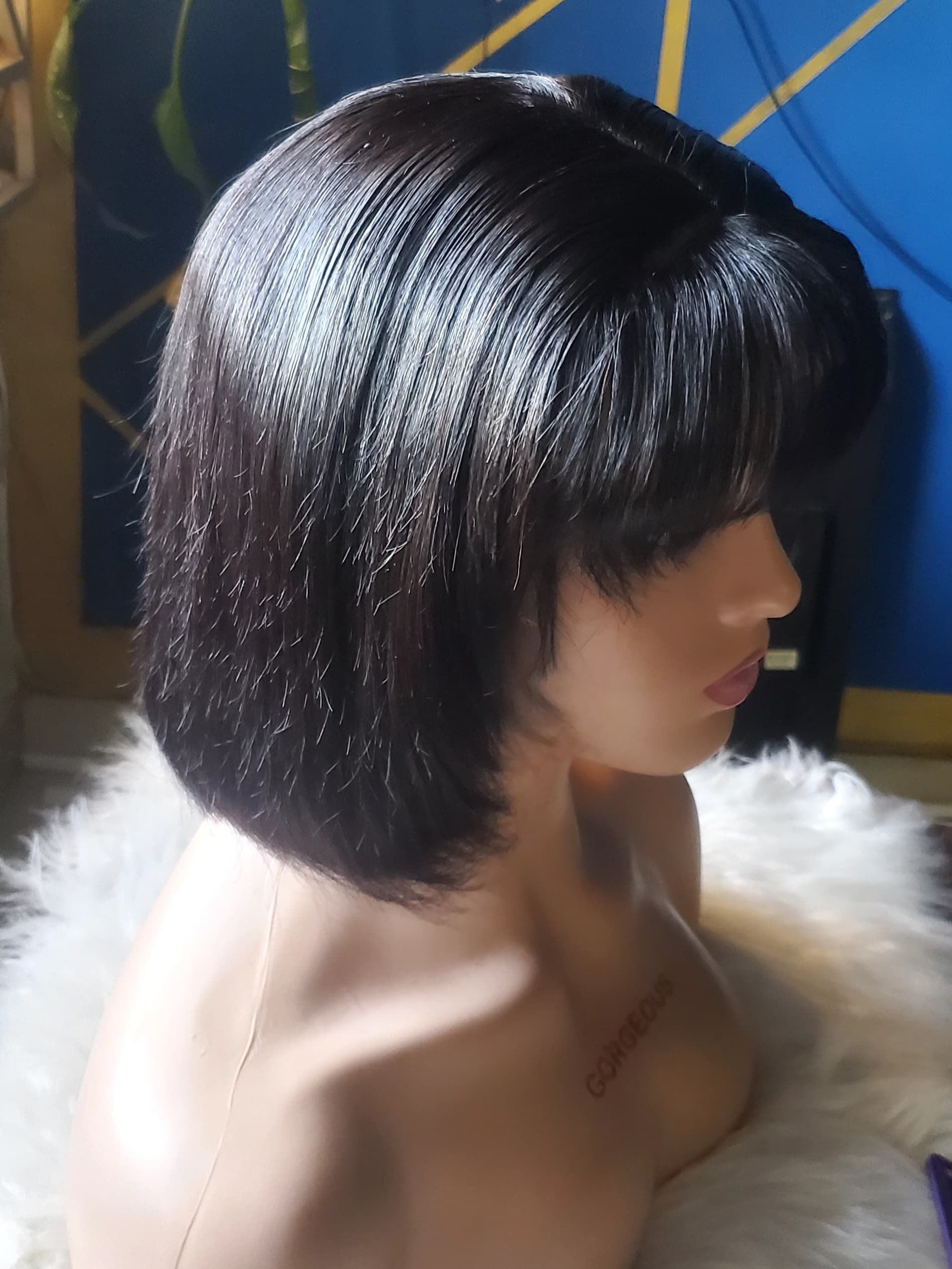 Velvet Bang 10" Human Hair