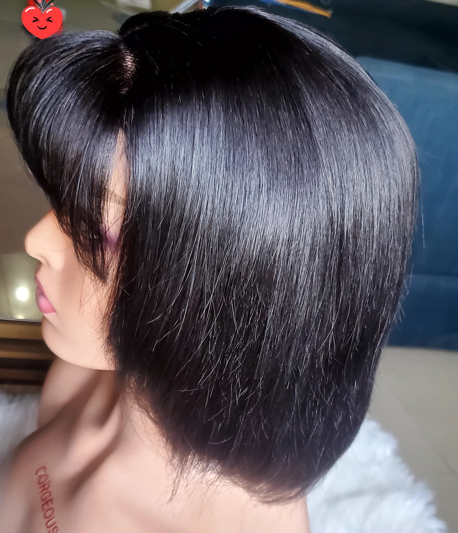 Velvet Bang 10" Human Hair