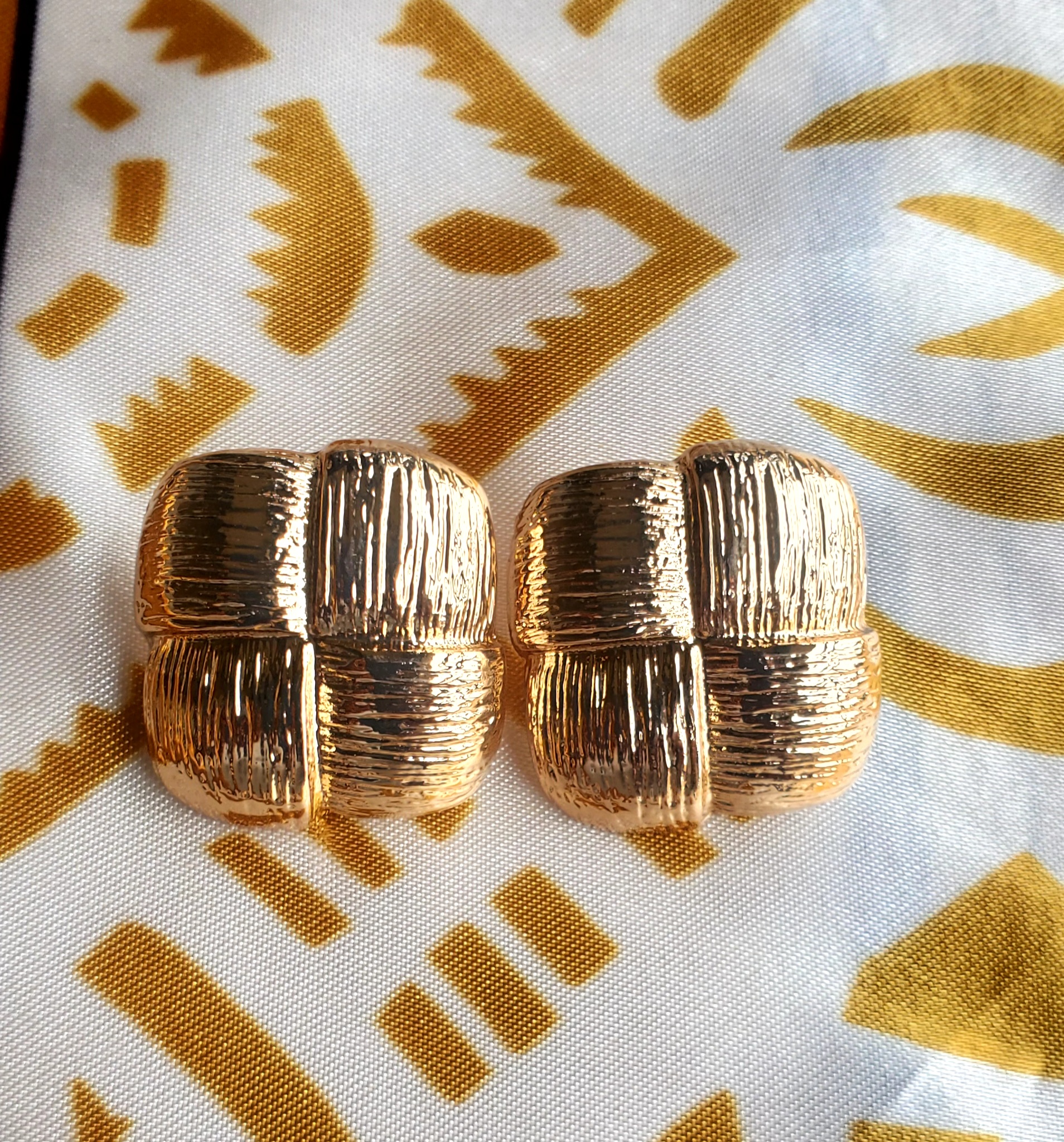 Golden Weave Earrings
