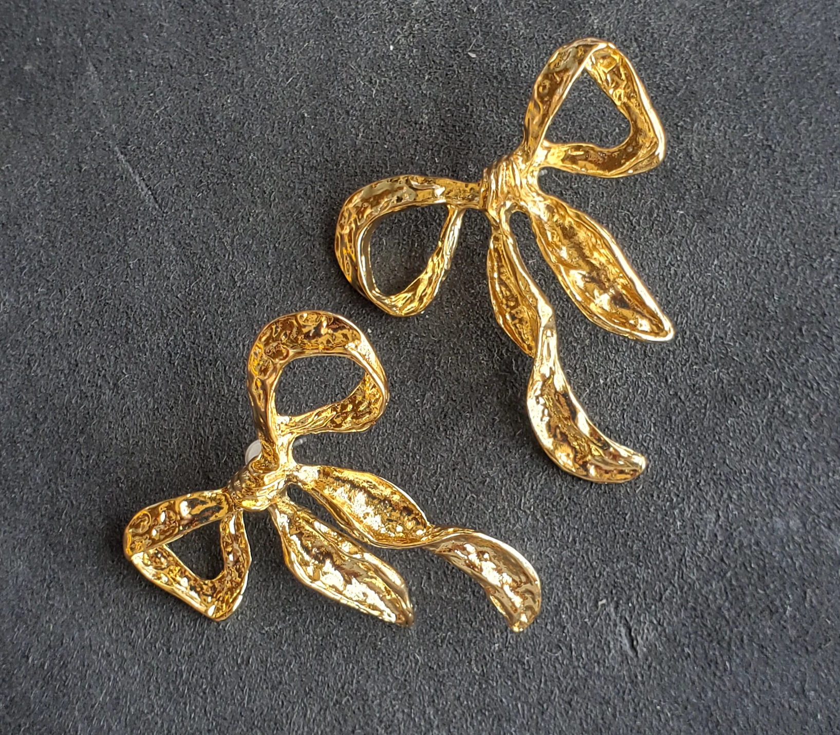 Golden Bow Earrings
